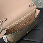 Fortok Valentino Garavani Vain VLogo metallic Rose Gold 19*4*10.5cm - 4
