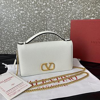 Fortok Valentino Garavani Vain VLogo White 19*4*10.5cm