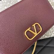 Fortok Valentino Garavani Vain VLogo Burgundy 19*4*10.5cm - 3