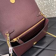 Fortok Valentino Garavani Vain VLogo Burgundy 19*4*10.5cm - 4