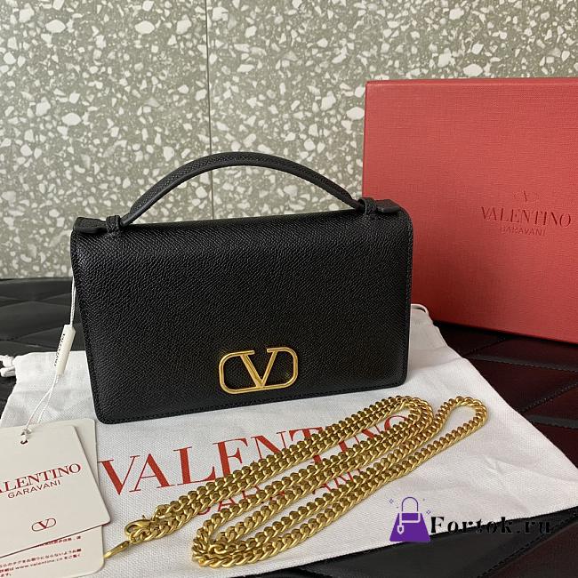Fortok Valentino Garavani Vain VLogo Black 19*4*10.5cm - 1