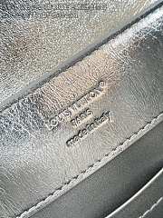 Fortok Louis Vuitton Mini Capucines shimmering silver-tone calfskin leather 27 x 9 x 18cm - 4