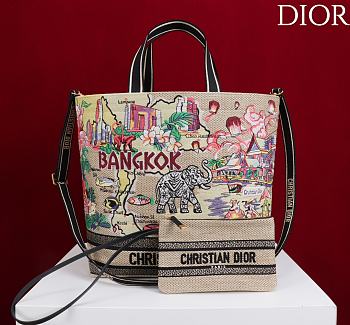 Fortok Christian Dior Book Tote Dioriviera edition Bangkok 34 x13 x35cm