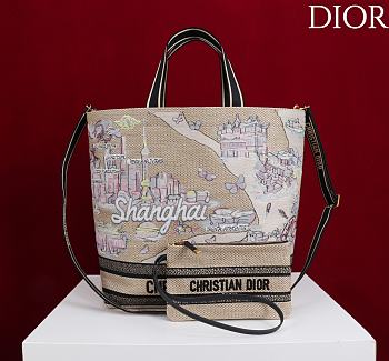Fortok Christian Dior Book Tote Dioriviera edition Shanghai 34 x13 x35cm