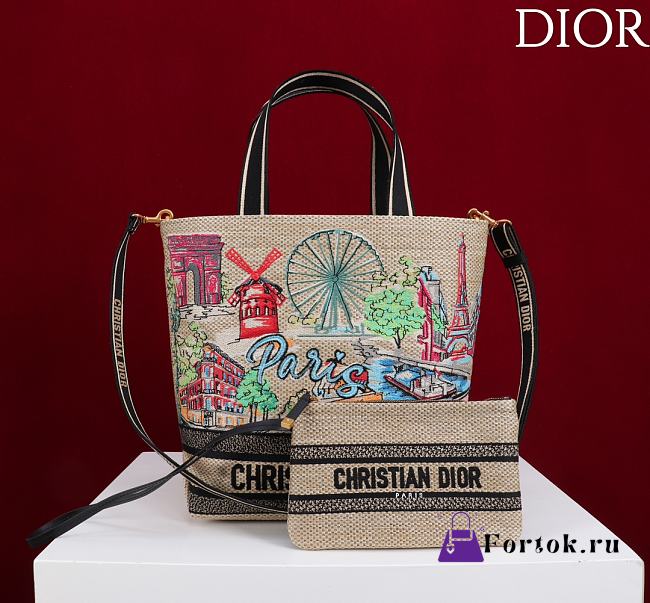 Fortok Christian Dior Book Tote Dioriviera edition Paris 25 x12 x29 cm - 1