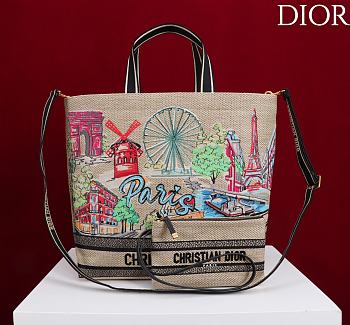 Fortok Christian Dior Book Tote Dioriviera edition Paris 34 x13 x35cm