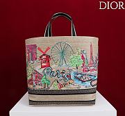 Fortok Christian Dior Book Tote Dioriviera edition Paris 34 x13 x35cm - 4