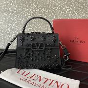 Fortok Valentino Garavani VSLING crystal embellishments Black 19x13x9cm - 1