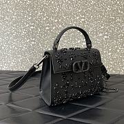 Fortok Valentino Garavani VSLING crystal embellishments Black 19x13x9cm - 2