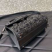 Fortok Valentino Garavani VSLING crystal embellishments Black 19x13x9cm - 4