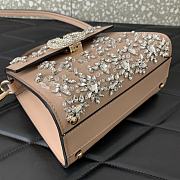 Fortok Valentino Garavani VSLING crystal embellishments Beige 19x13x9cm - 6