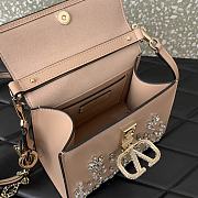 Fortok Valentino Garavani VSLING crystal embellishments Beige 19x13x9cm - 5