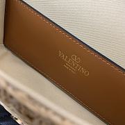 Fortok Valentino Garavani Small Locò raffia Shoulder Bag 19x10.5x5cm - 5