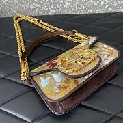 Fortok Valentino Garavani Locò embroidered shoulder bag Raffia 19 x 10.5 x 5cm - 6