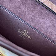 Fortok Valentino Garavani Locò embroidered shoulder bag Raffia 19 x 10.5 x 5cm - 2