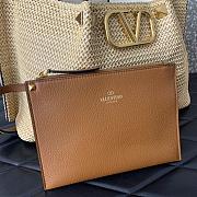 Fortok Valentino Garavani VLogo Signature Raffia tote bag Brown 35x25x17cm - 6