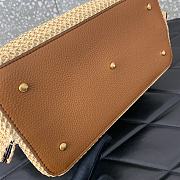 Fortok Valentino Garavani VLogo Signature Raffia tote bag Brown 25x18x12cm - 2