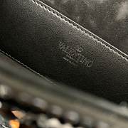 Fortok Valentino Garavani Locò shoulder bag crystal embellishments Black 20 x 11 x 5cm - 2