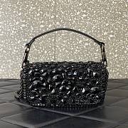 Fortok Valentino Garavani Locò shoulder bag crystal embellishments Black 20 x 11 x 5cm - 5