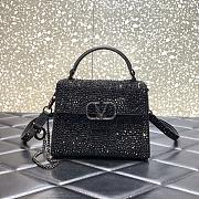 Fortok Valentino Garavani VSling black crystals 19 x 13 x9cm - 1