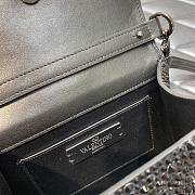 Fortok Valentino Garavani VSling black crystals 19 x 13 x9cm - 6