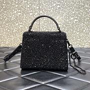 Fortok Valentino Garavani VSling black crystals 19 x 13 x9cm - 5