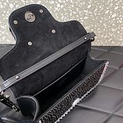 Fortok Valentino Garavani VSling black crystals 19 x 13 x9cm - 3