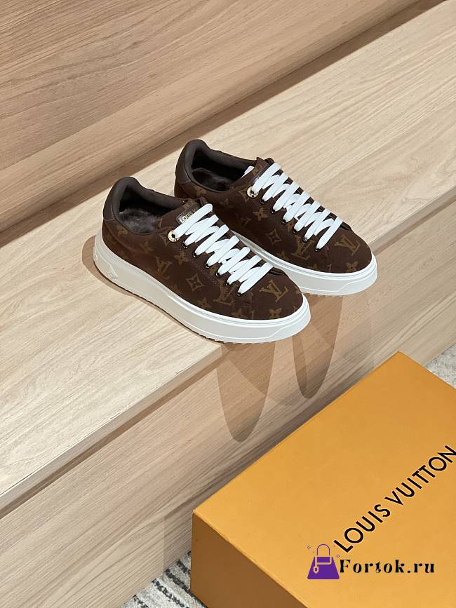 Fortok Louis Vuitton Time Out sneakers Brown - 1