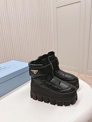 Fortok Prada Monolith Re-Nylon boots with Strap Boots Black - 1