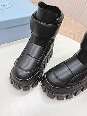 Fortok Prada Monolith Re-Nylon boots with Strap Boots Black - 4