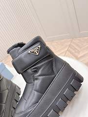 Fortok Prada Monolith Re-Nylon boots with Strap Boots Black - 6