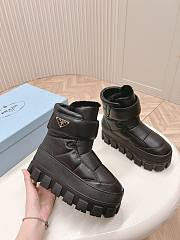Fortok Prada Monolith Re-Nylon boots with Strap Boots Black - 5