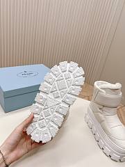Fortok Prada Monolith Re-Nylon boots with Strap Boots White - 2