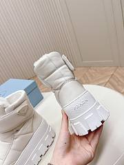 Fortok Prada Monolith Re-Nylon boots with Strap Boots White - 3