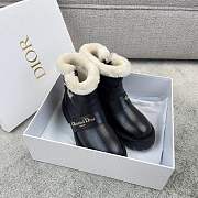 Fortok DiorAlps D-Quest ankle boot in lambskin shearling and calfskin Black - 5