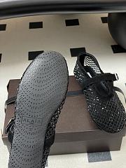 Fortok Alaïa mesh ballet flats Black - 3