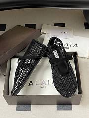 Fortok Alaïa mesh ballet flats Black - 2