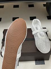 Fortok Alaïa mesh ballet flats White - 4