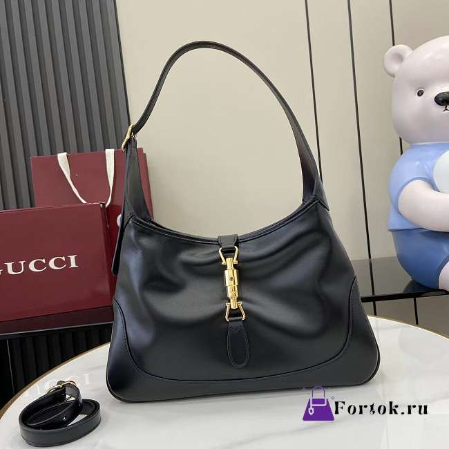 Fortok Gucci Jackie 1961 shoulder bag in black 28x19x4.5cm - 1