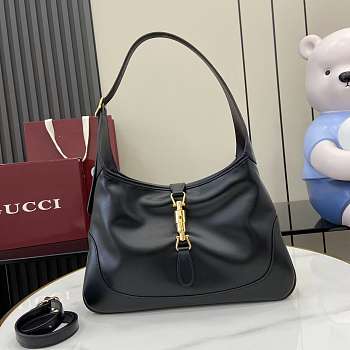Fortok Gucci Jackie 1961 shoulder bag in black 28x19x4.5cm