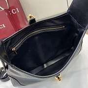 Fortok Gucci Jackie 1961 shoulder bag in black 28x19x4.5cm - 6