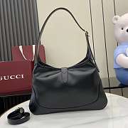 Fortok Gucci Jackie 1961 shoulder bag in black 28x19x4.5cm - 4