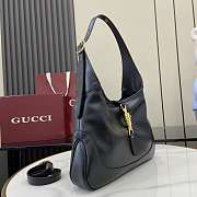 Fortok Gucci Jackie 1961 shoulder bag in black 28x19x4.5cm - 3