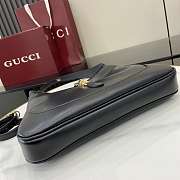 Fortok Gucci Jackie 1961 shoulder bag in black 28x19x4.5cm - 2