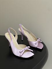 Fortok Dior SS26 Slingback Pumps Bow Pink Satin 01 8.5cm - 1