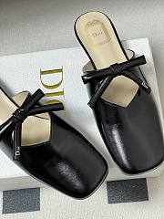 Fortok Dior SS26 Mules Bow Black - 6
