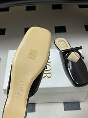 Fortok Dior SS26 Mules Bow Black - 3