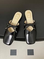 Fortok Dior SS26 Mules Bow Black - 2