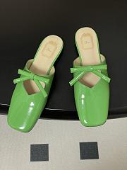 Fortok Dior SS26 Mules Bow Green - 2