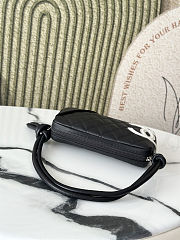 Fortok Chanel Cambon Ligne pochette Black 12*20*3cm - 4